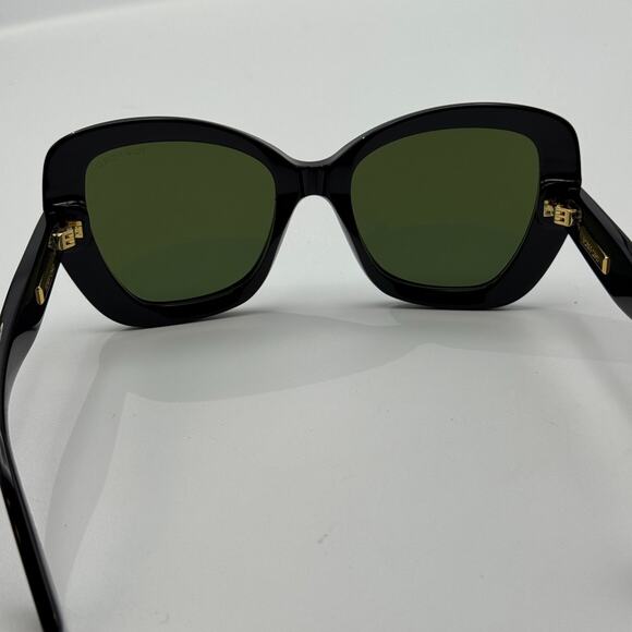 Tom Ford Sunglasses Icon TF1279 01N Black Butterfly Frame Green Lens 55mm New main image 9